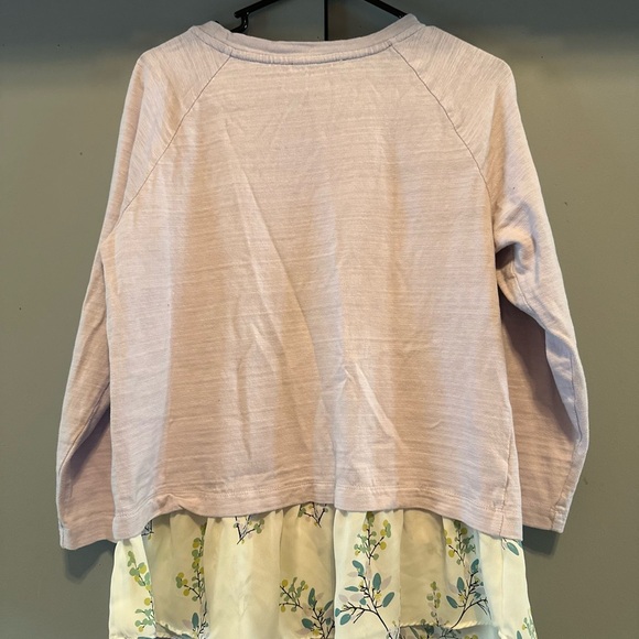 LOFT - Lavender Knit Top With Floral Hem (Size S) - Picture 9 of 12